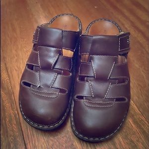 Finn Comfort Java Brown Slip-On Leather 39
